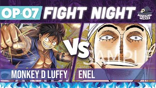 Luffy vs Enel  One Piece Card Game  OP07 Match [upl. by Hussein]