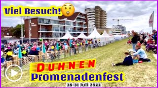 Künstler  Promenadenfest Viel Besuch in Cuxhaven Duhnen [upl. by Otrebide773]