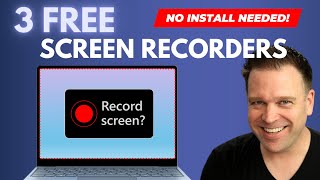 3 Best FREE Screen Recorders in Windows  Nothing to install no watermarks 2024 [upl. by Hercules]