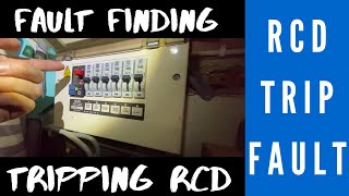 RCD Tripping  Fault Finding Exercise [upl. by Kcirddes842]