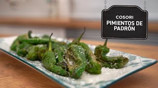 Receta Pimientos de padrón en freidora sin aceite Cosori ¡Sencillamente delicioso [upl. by Elledoj]