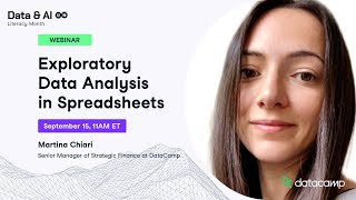 Exploratory Data Analysis in Spreadsheets [upl. by Rhynd13]