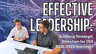 IATF 16949 audits  How do I Audit Top Managements Strategic Direction [upl. by Ainedrag]