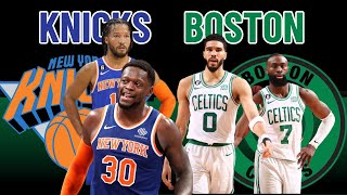 KNICKS VS CELTICS POST GAME REVIEW [upl. by Zoeller887]