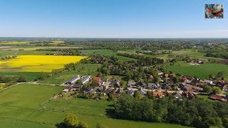 ➤ Luftaufnahme von Leeste und Weyhe Landkreis Diepholz in Niedersachsen [upl. by Obe567]