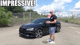 The 2018 Audi RS3 is UNBELIEVABLE APR Stage 1 542HP500TQ E85 [upl. by Teevens]