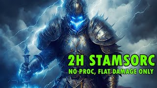 2H Stamsorc needs no proc sets in Cyrodiil  ESO PVP Necrom chapter [upl. by Ojela]