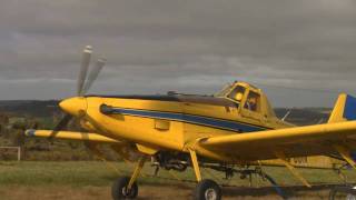 Air Tractor 502 the best crop duster flying you will ever see guaranteed [upl. by Perry]