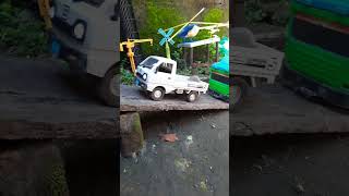 Key Truck Pick Up Suzuki Carry Rc Car WPL D12 Rc Wuling Mini EV Truk Oleng Dump Truck Truk Molen [upl. by Nauwaj]