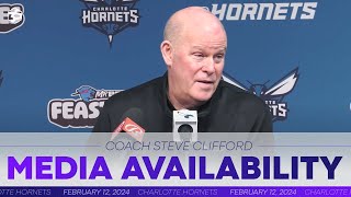 Hornets vs Pacers Coach Clifford Postgame Media Availability  2122024 [upl. by Yddor239]