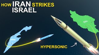 How Irans Ballistic Missiles Strike Israel  israel iran lebanon [upl. by Orji]