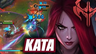 Wild Rift Katarina Gameplay in Season 11 Build amp Runes [upl. by Elleinet]