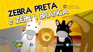 Bento e Totó  Zebra Preta e Zebra Branca Desenho Infantil [upl. by Keisling379]