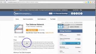 Tax Defense Network Review [upl. by Iaoh907]