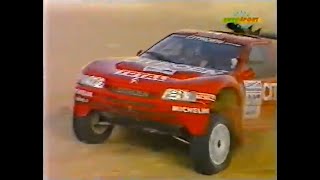 1993 Pharaohs Rally Raid  Stage 13  Citroen ZX  Mitsubishi Pajero  Eurosport [upl. by Johppah942]