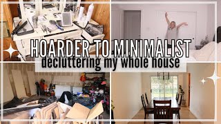 HOARDER TO MINIMALIST 2024  Decluttering my whole house amp sharing my first year Minimalism Journey [upl. by Bailar]