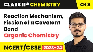 Reaction Mechanism Fission of a Covalent Bond  Organic Chemistry  Class 11 Chemistry Chapter 8 [upl. by Enimrej]