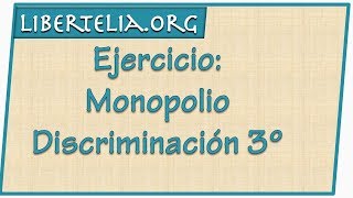 Ejercicio Monopolio Discriminacion de 3er grado  Microeconomía  Libertelia [upl. by Charlet361]