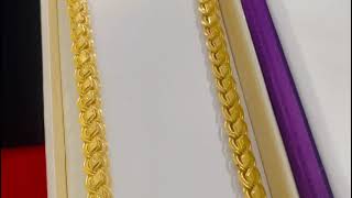 1 GRAM GOLD FORMING NEW KOYLI CHAIN FOR MEN DESIGN A672 [upl. by Ardnaeel]