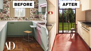 3 Interior Designers Transform The Same Dated 60s Kitchen  Space Savers  Architectural Digest [upl. by Kwabena]