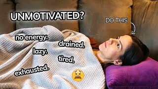 Feeling Unmotivated This Is For You  Therapist’s Tips [upl. by Divad]