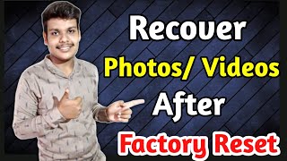 How To Recover Data After Factory Reset Android Without PcHow To Recover Photos After Factory Reset [upl. by Aiza]