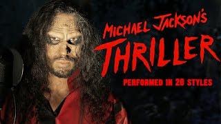 Michael Jackson  Thriller  Ten Second Songs 20 Style Halloween Cover [upl. by Aoniak]