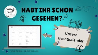 Habt ihr schon gesehen  Unser Eventkalender [upl. by Elatan]