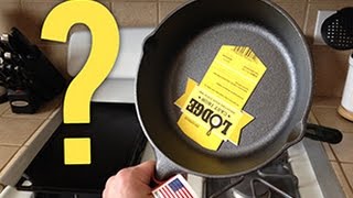 What To Do With New Cast Iron Pans and info about them [upl. by Eamanna]