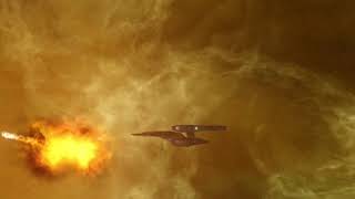 Refit Enterprise vs USS Vengeance  Star Trek Online [upl. by Sucrad172]