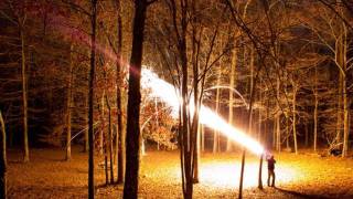 12 Gauge Dragons Breath AT NIGHT Smarter Every Day 2 [upl. by Eidoj568]