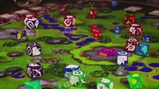 Dice Wars on Kickstarter Coop Tactics Board Game with 28 Jumbo Unit Dice [upl. by Wavell940]