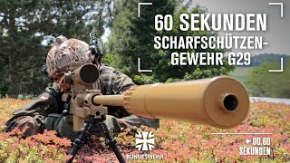 60 Sekunden Das Scharfschützengewehr G29 I Bundeswehr [upl. by Eanrahc827]