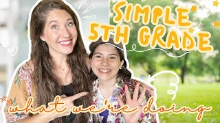 Homeschool 5th Grade  Simple Approach to Homeschool [upl. by Letreece966]