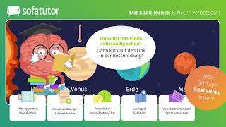 Das Sonnensystem einfach erklärt – Physik 5  8 Klasse [upl. by Aerdnwahs233]