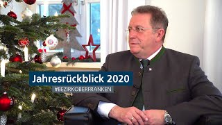 Bezirkstagspräsident Henry Schramm blickt zurück auf das Jahr 2020 [upl. by Dianne]