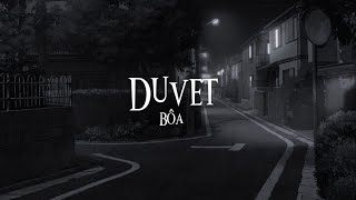 Bôa  Duvet Lyrics [upl. by Ydennek]