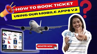 HOW TO BOOK TICKET USING MOBILE APPS in UNIFIED Ver 2 [upl. by Reade342]