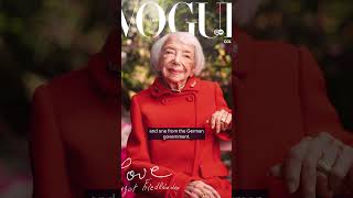 Why is Margot Friedländer on the latest Vogue cover [upl. by Eniamrahc]