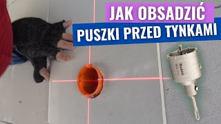 Jak obsadzać puszkę elektryczną przed tynkami [upl. by Kariotta]