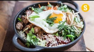 Korean Bibimbap Recipe  Sorted Food [upl. by Gardol870]