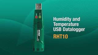 Introducing the Extech RHT10 Humidity and Temperature USB Datalogger [upl. by Aniar]