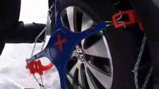 POLAIRE X10  passager Snow Chain fiting  Chaine à neige tourisme montage [upl. by Nnayr]