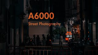 POV Sony A6000 Street Photography  Sigma 56mm f14  Nguyen Hue Walking Street [upl. by Jecon]