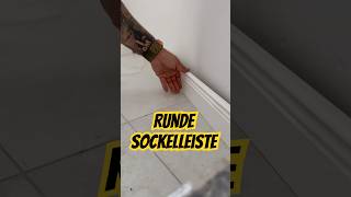 Sockelleiste an einer Rundung montieren shorts diy [upl. by Layap67]