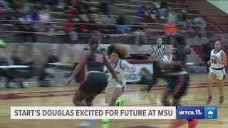 Start star guard Sinai Douglas commits to Michigan State [upl. by Chyou251]