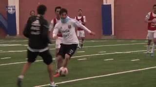 Lionel Messi vs New York RedBulls U18s [upl. by Batholomew433]