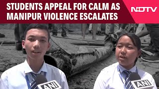 Manipur News Today  Students Appeal For Calm As Manipur Violence Escalates [upl. by Maupin849]