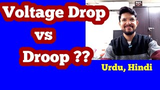 Difference between Voltage Drop and Droop  Hindi  Urdu AsadElectrical [upl. by Nellda]