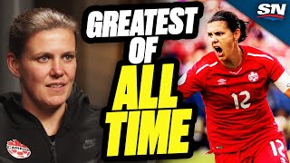 Christine Sinclair Reflects On A Legendary Career [upl. by Raimund]